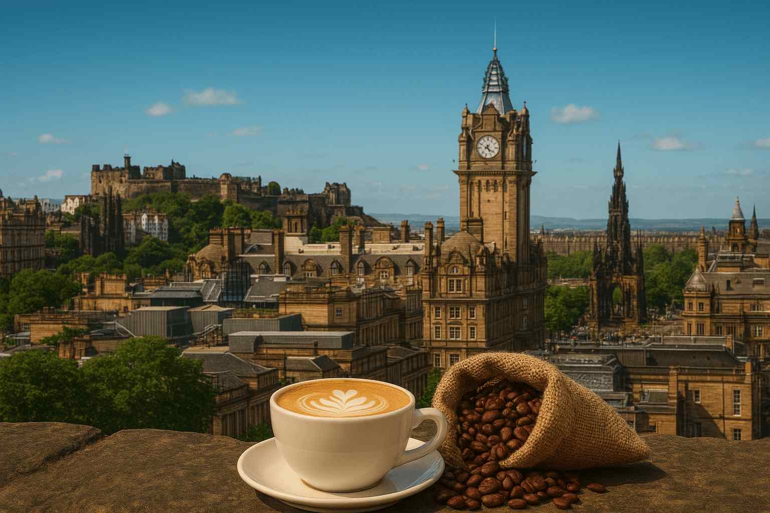 Best coffee shops in Edinburgh Scotland - specialty coffee guide